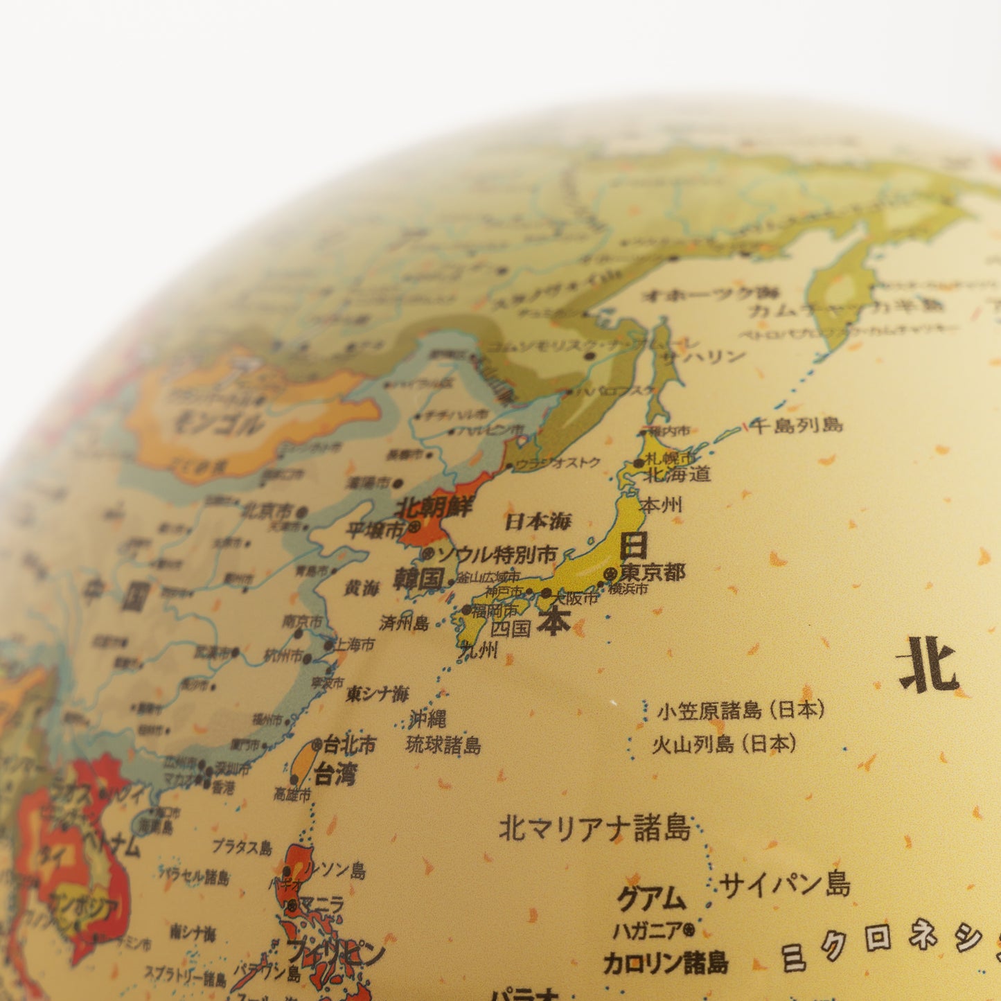 YELLOW POLITICAL MAP JAPANESE（イエロー世界地図：日本語版）