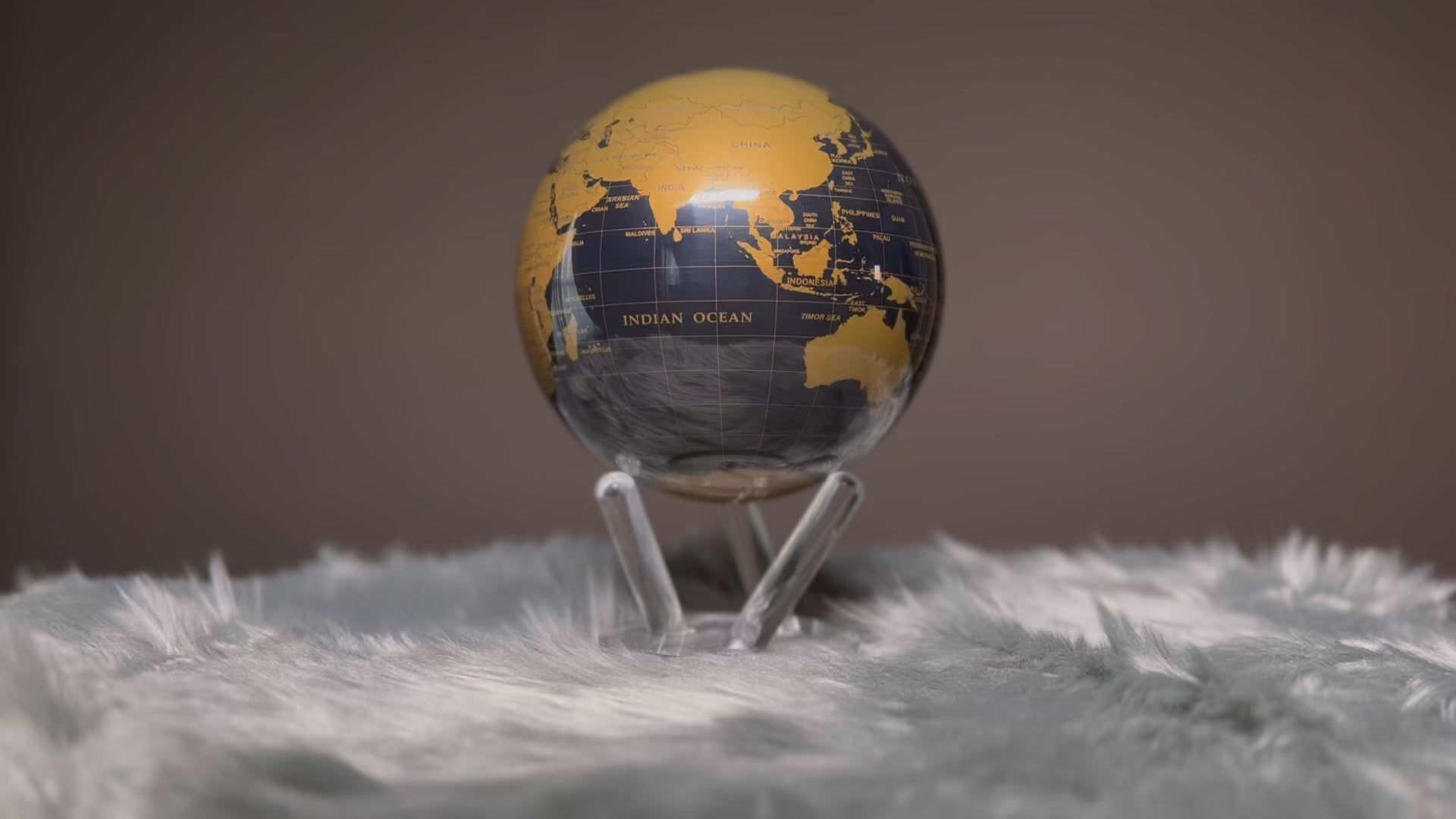 MOVA Globe モバグローブ｜光で回る不思議な地球儀 | ブラック